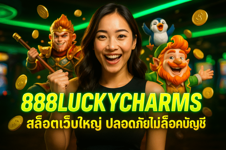 888LUCKYCHARMS สล็อตเว็บใหญ่ ปลอดภัยไม่ล็อคบัญชี