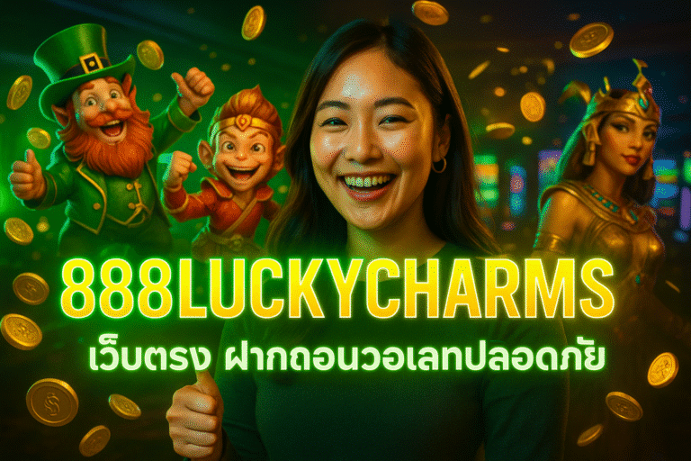 888LUCKYCHARMS เว็บตรง ฝากถอนวอเลทปลอดภัย