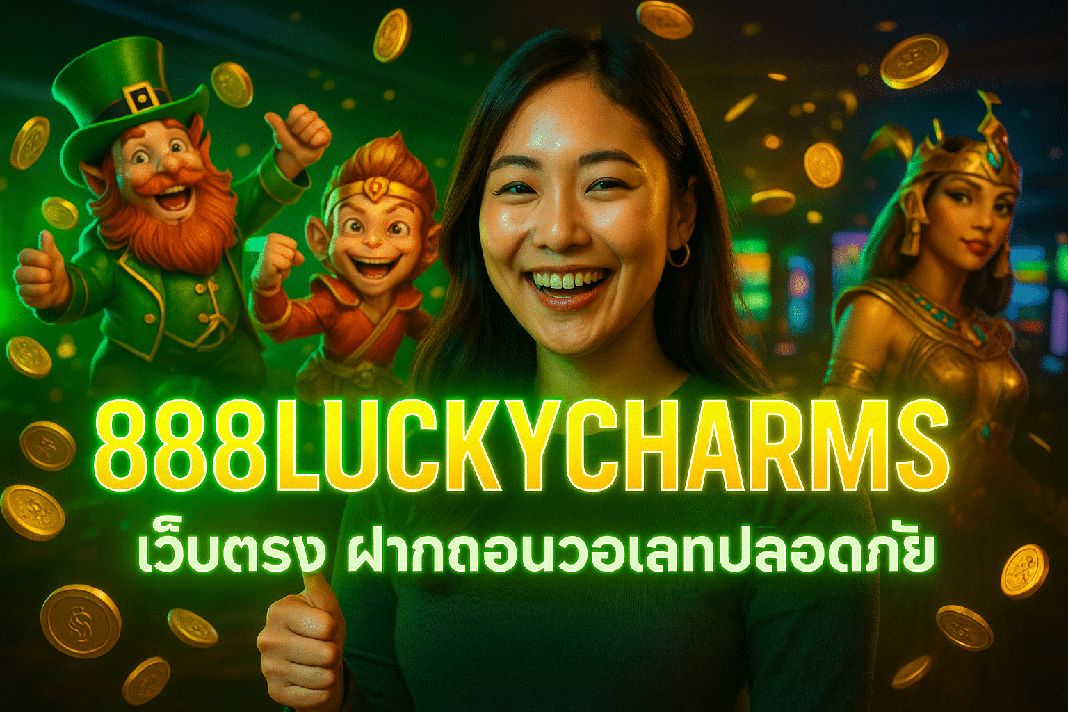 888LUCKYCHARMS เว็บตรง ฝากถอนวอเลทปลอดภัย