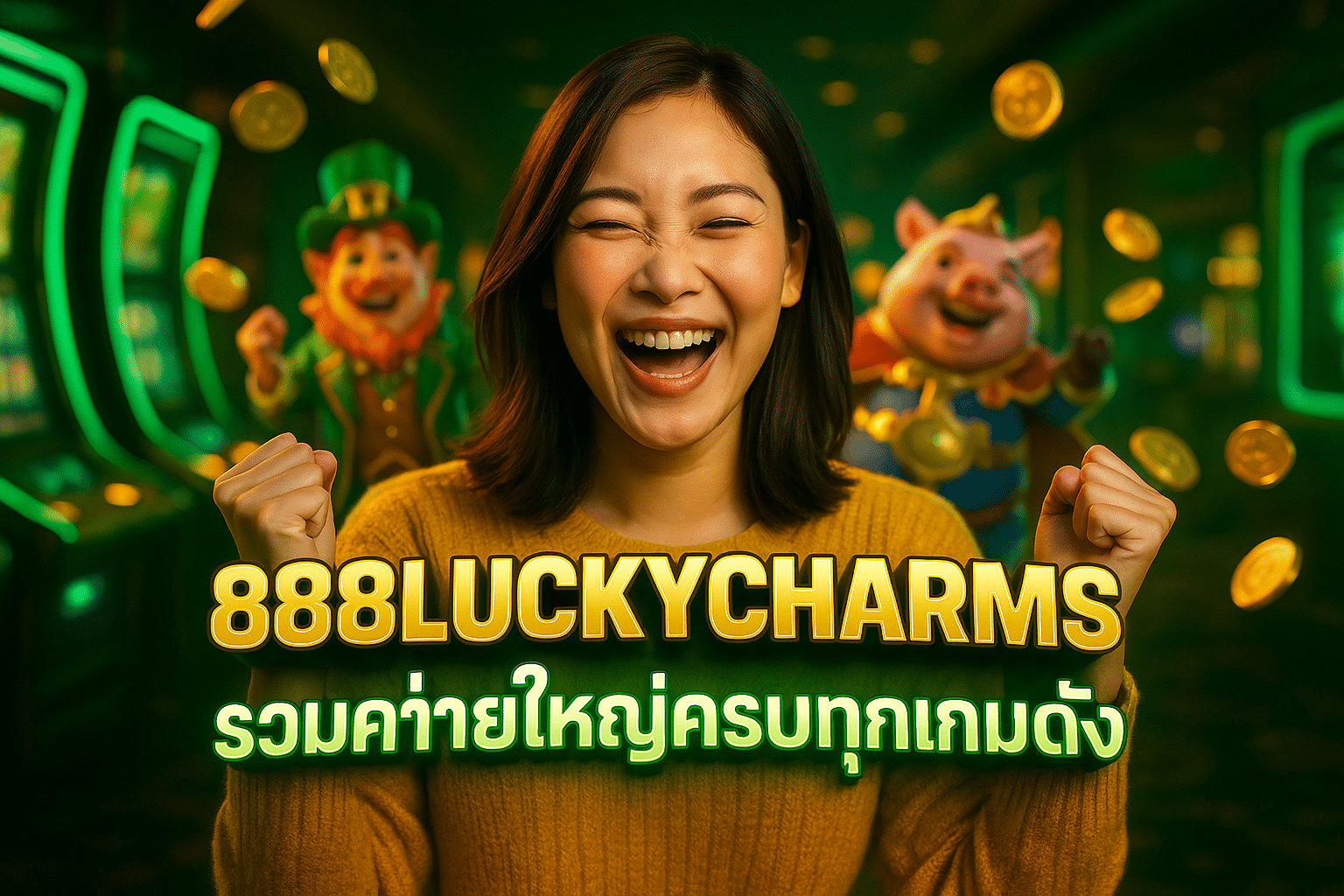 888LUCKYCHARMS รวมค่ายใหญ่ครบทุกเกมดัง