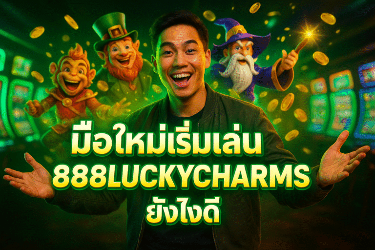 มือใหม่เริ่มเล่น 888LUCKYCHARMS ยังไงดี