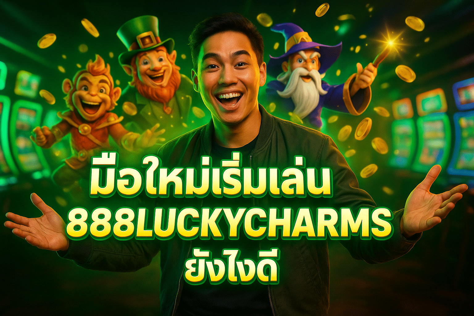 มือใหม่เริ่มเล่น 888LUCKYCHARMS ยังไงดี