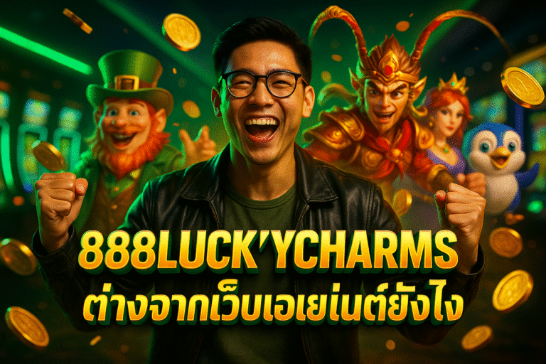 888LUCKYCHARMS ต่างจากเว็บเอเย่นต์ยังไง