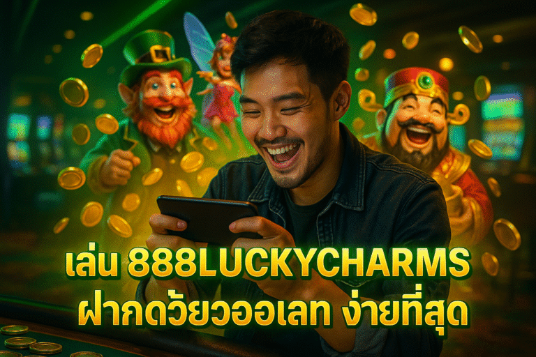 เล่น 888LUCKYCHARMS ฝากด้วยวอเลท ง่ายที่สุด