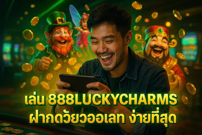 เล่น 888LUCKYCHARMS ฝากด้วยวอเลท ง่ายที่สุด