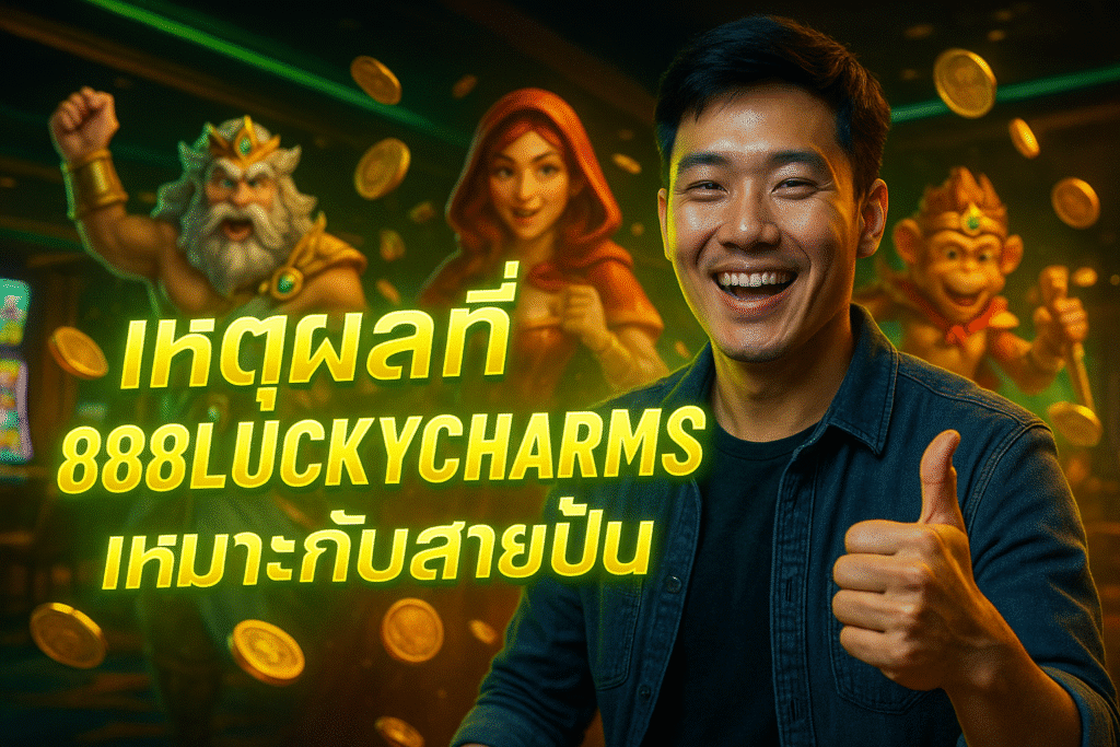 เหตุผลที่ 888LUCKYCHARMS เหมาะกับสายปั่น
